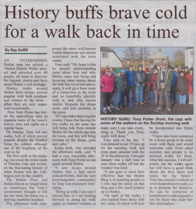 Gazette article Walks 001